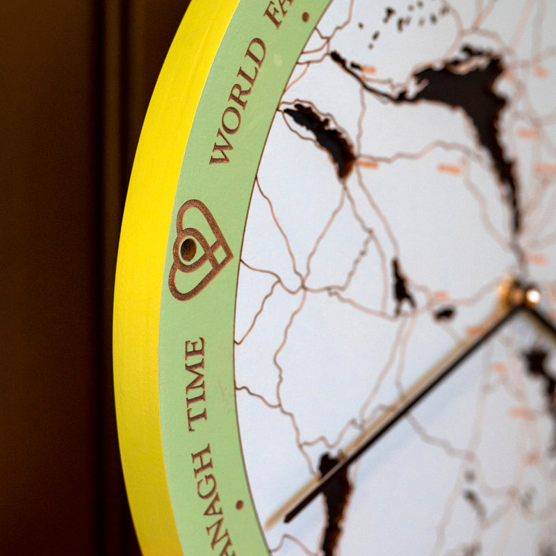 Fermanagh time unique handmade wallclock
