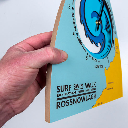 Rossnowlagh tide clock for beach walks and surf