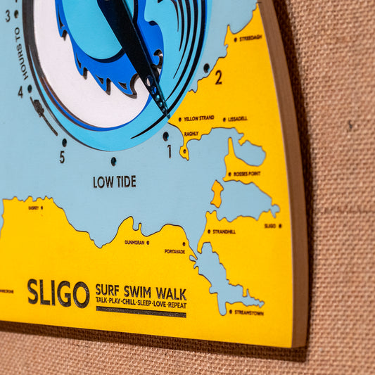 Sligo tide clock for beach walks and surf